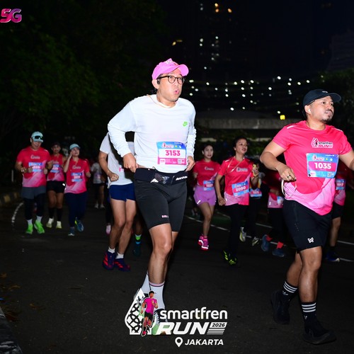 Race photo from SMARTFREN RUN 2026