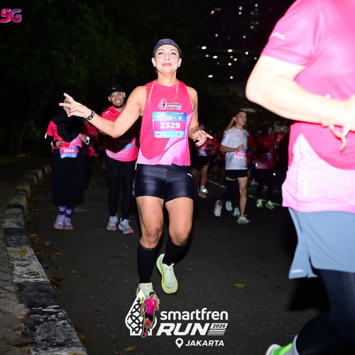 Race photo from SMARTFREN RUN 2026