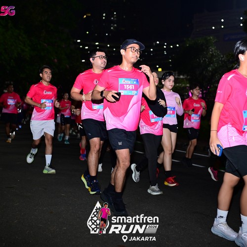 Race photo from SMARTFREN RUN 2026