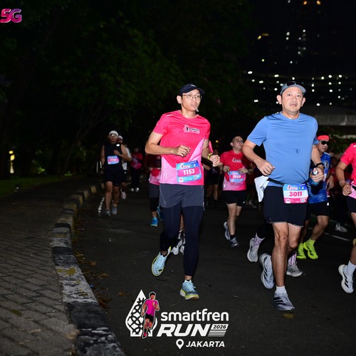 Race photo from SMARTFREN RUN 2026
