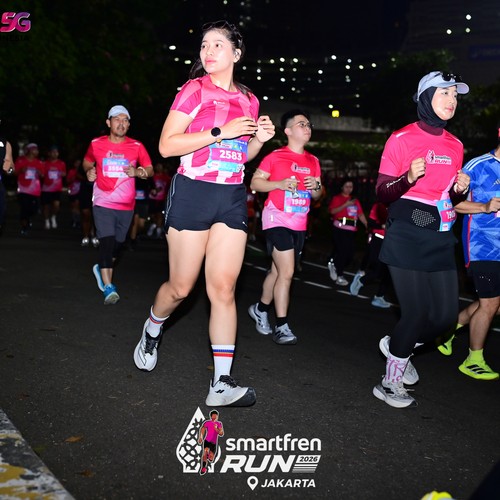 Race photo from SMARTFREN RUN 2026