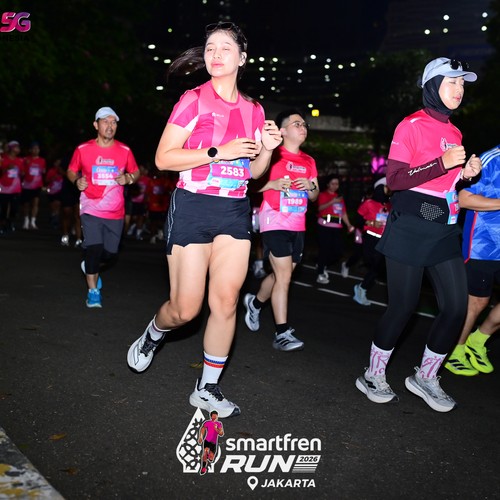 Race photo from SMARTFREN RUN 2026