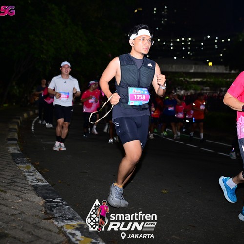 Race photo from SMARTFREN RUN 2026