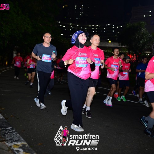 Race photo from SMARTFREN RUN 2026