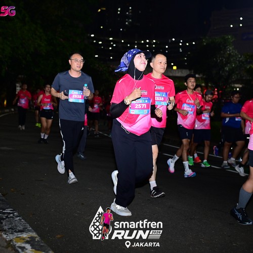 Race photo from SMARTFREN RUN 2026