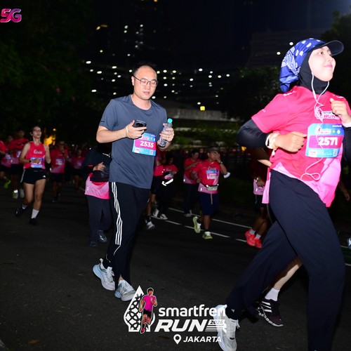 Race photo from SMARTFREN RUN 2026