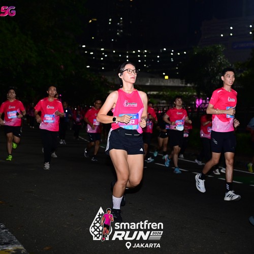 Race photo from SMARTFREN RUN 2026