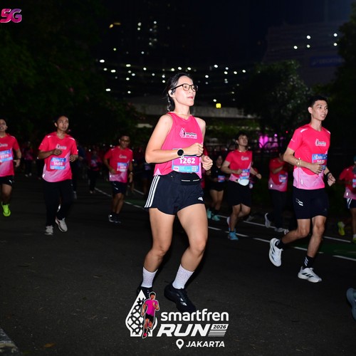 Race photo from SMARTFREN RUN 2026