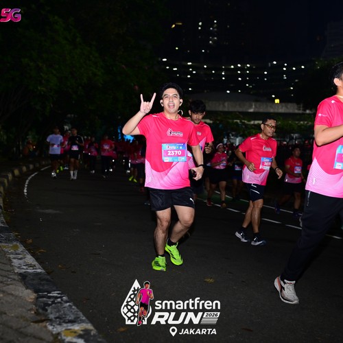 Race photo from SMARTFREN RUN 2026