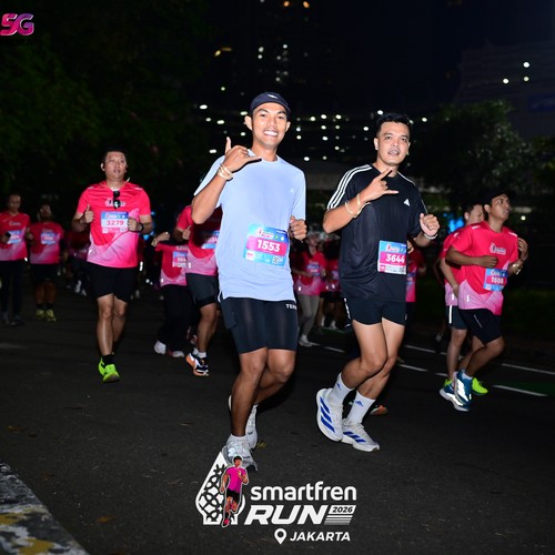 Race photo from SMARTFREN RUN 2026
