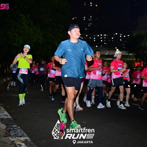 Race photo from SMARTFREN RUN 2026