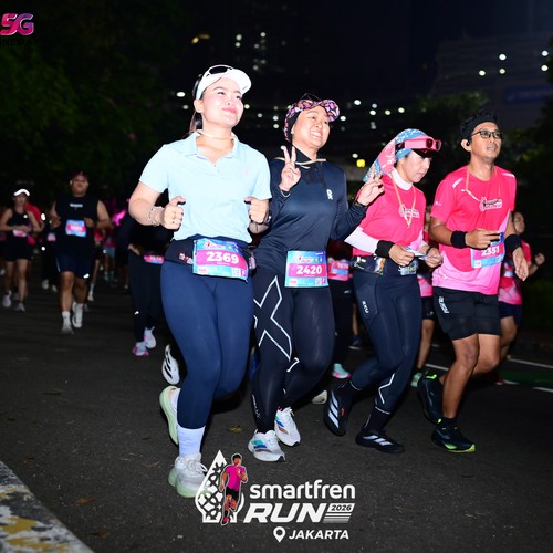 Race photo from SMARTFREN RUN 2026