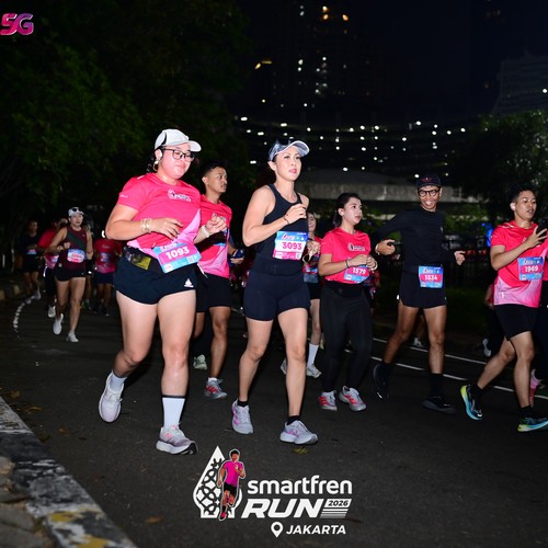 Race photo from SMARTFREN RUN 2026