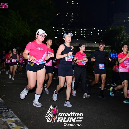 Race photo from SMARTFREN RUN 2026