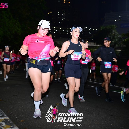 Race photo from SMARTFREN RUN 2026