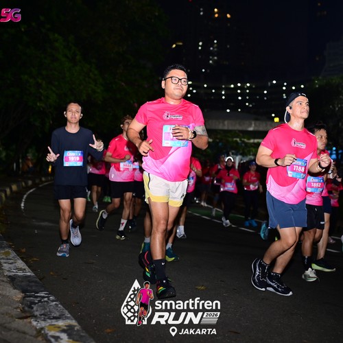 Race photo from SMARTFREN RUN 2026