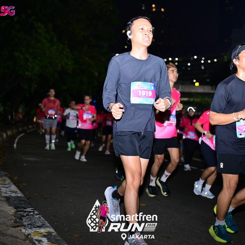 Race photo from SMARTFREN RUN 2026