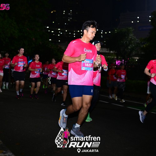 Race photo from SMARTFREN RUN 2026