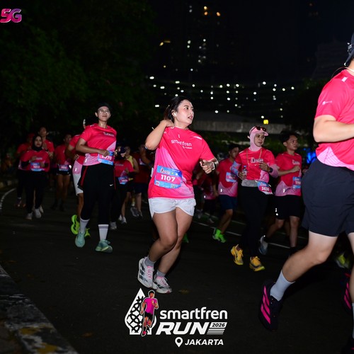 Race photo from SMARTFREN RUN 2026