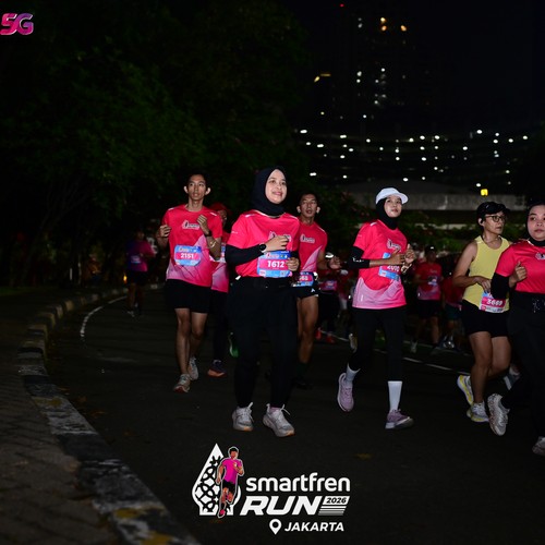 Race photo from SMARTFREN RUN 2026