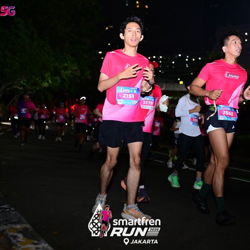 Race photo from SMARTFREN RUN 2026