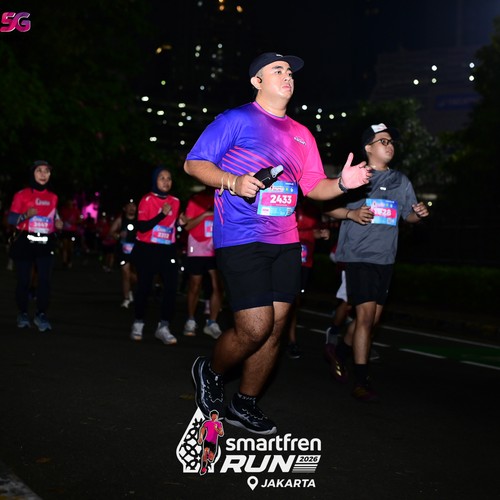Race photo from SMARTFREN RUN 2026