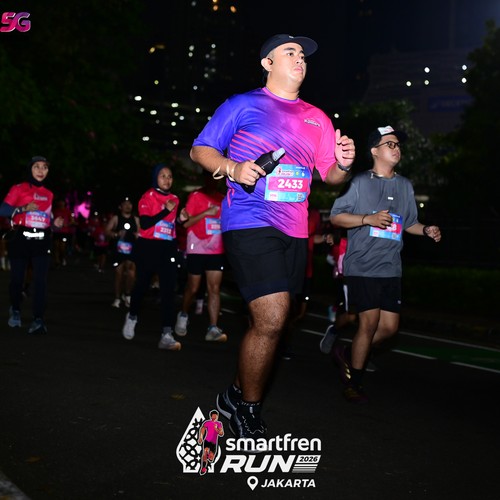 Race photo from SMARTFREN RUN 2026