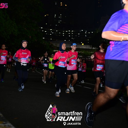 Race photo from SMARTFREN RUN 2026