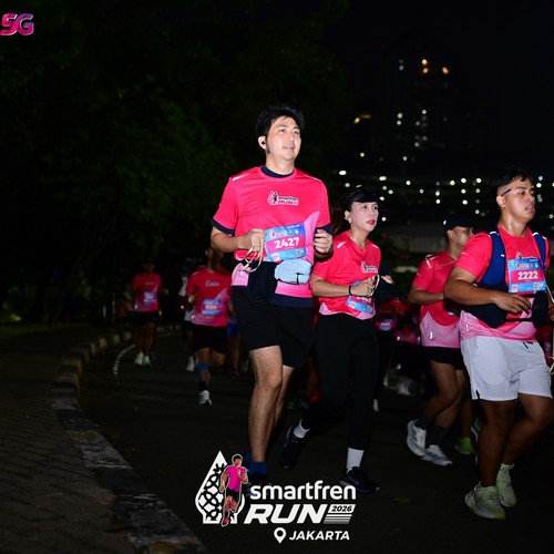 Race photo from SMARTFREN RUN 2026