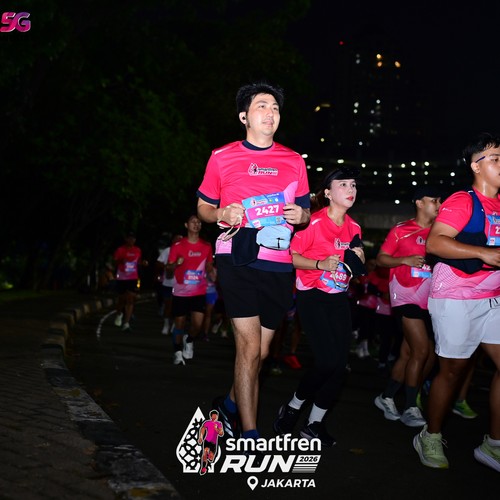 Race photo from SMARTFREN RUN 2026
