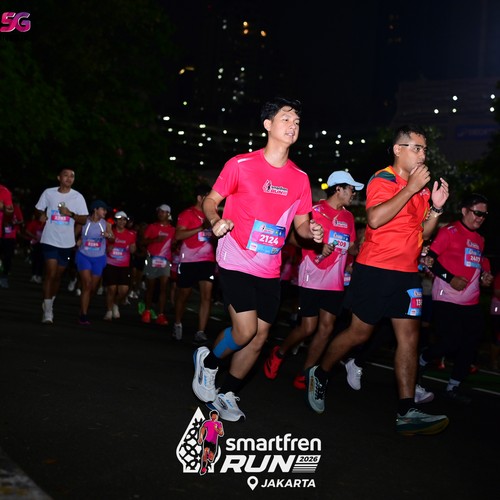 Race photo from SMARTFREN RUN 2026