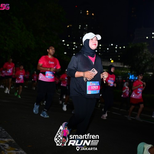 Race photo from SMARTFREN RUN 2026