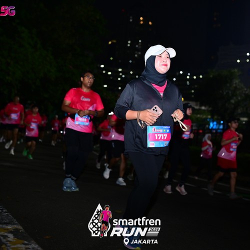 Race photo from SMARTFREN RUN 2026