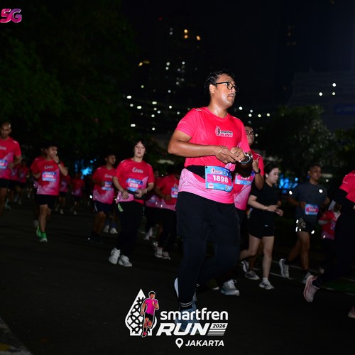 Race photo from SMARTFREN RUN 2026