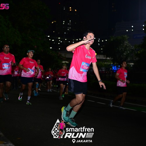 Race photo from SMARTFREN RUN 2026
