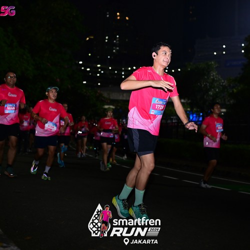 Race photo from SMARTFREN RUN 2026