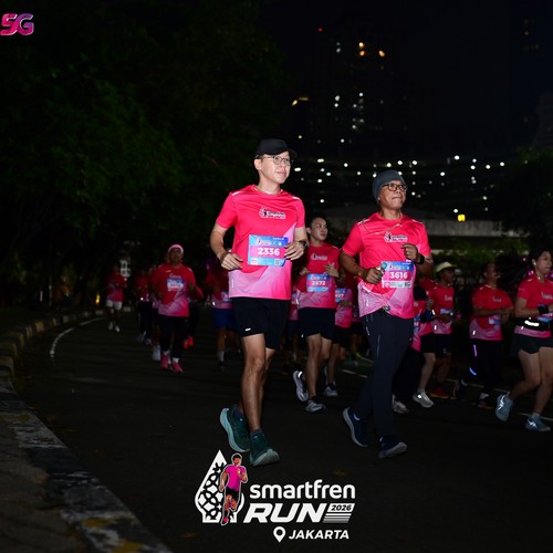 Race photo from SMARTFREN RUN 2026