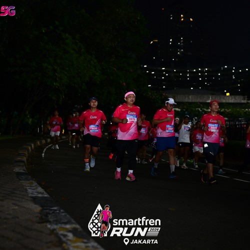Race photo from SMARTFREN RUN 2026