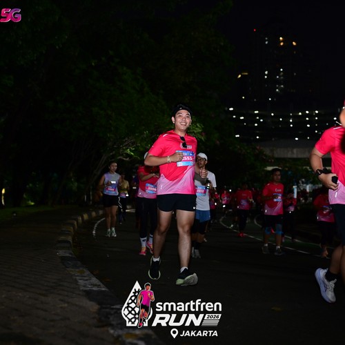 Race photo from SMARTFREN RUN 2026