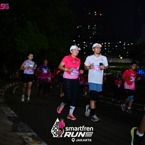 Race photo from SMARTFREN RUN 2026