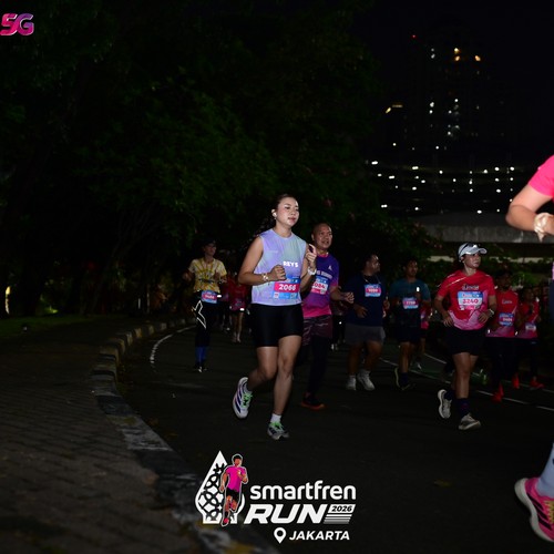Race photo from SMARTFREN RUN 2026