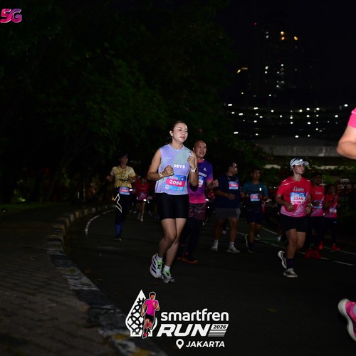 Race photo from SMARTFREN RUN 2026