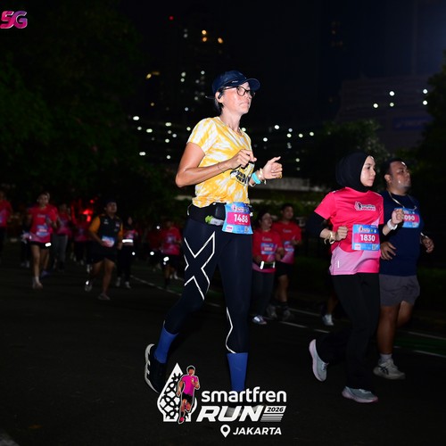 Race photo from SMARTFREN RUN 2026