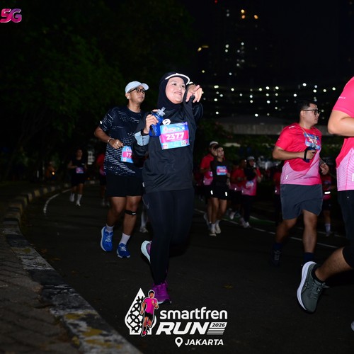 Race photo from SMARTFREN RUN 2026