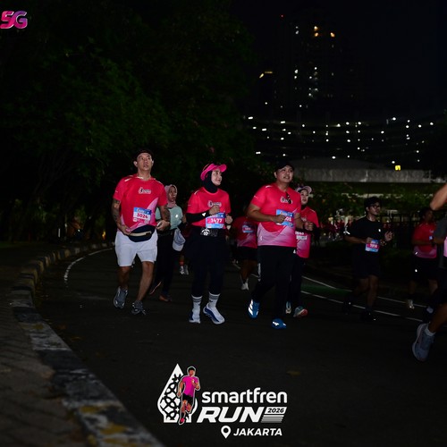 Race photo from SMARTFREN RUN 2026