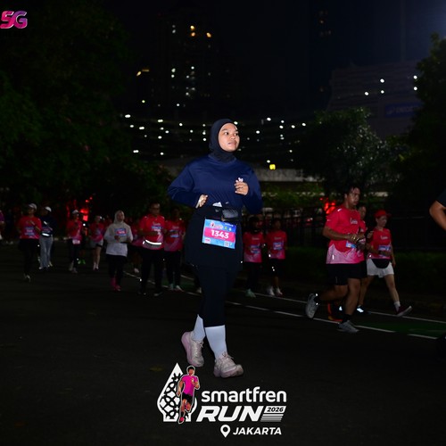 Race photo from SMARTFREN RUN 2026