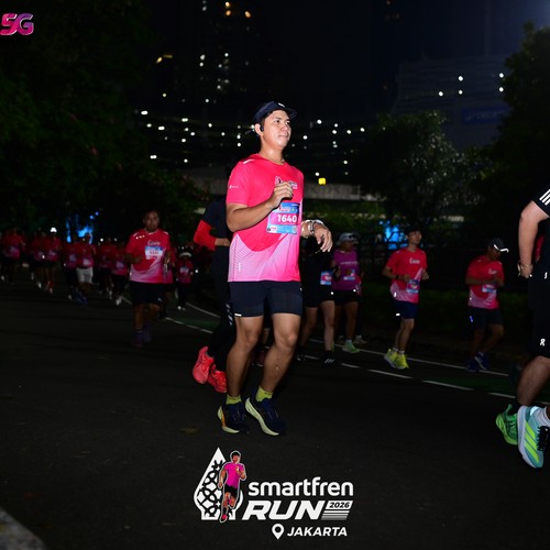 Race photo from SMARTFREN RUN 2026