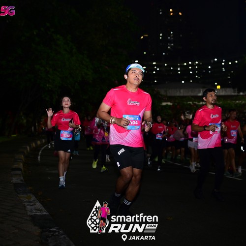 Race photo from SMARTFREN RUN 2026