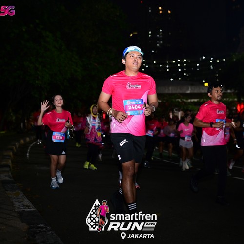 Race photo from SMARTFREN RUN 2026