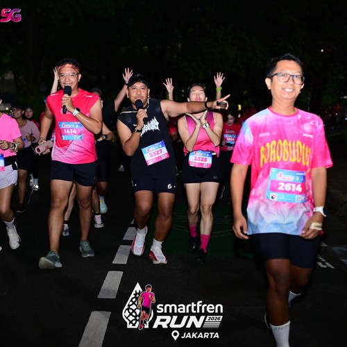 Race photo from SMARTFREN RUN 2026